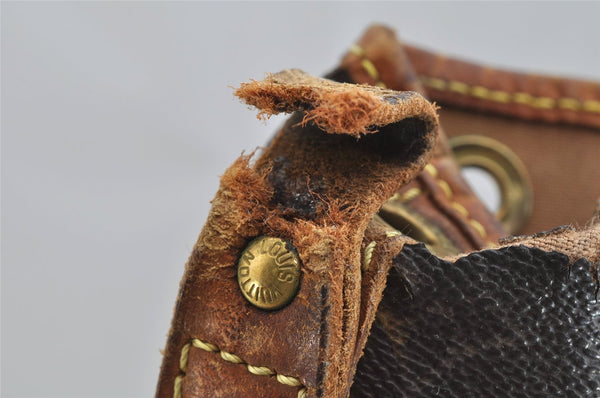 Authentic Louis Vuitton Monogram Petit Noe M42226 Drawstring Bag Junk 7846I