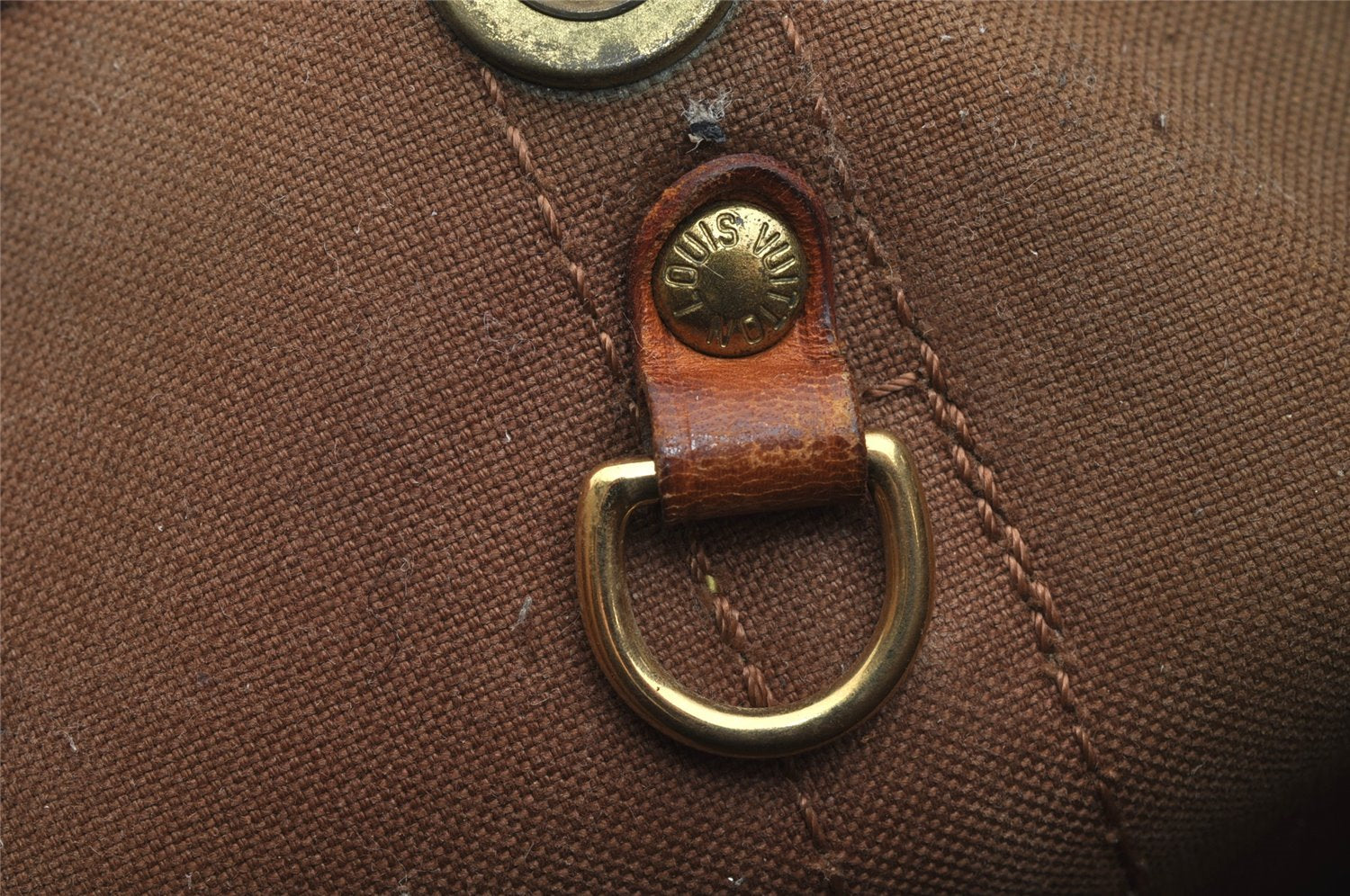 Authentic Louis Vuitton Monogram Petit Noe M42226 Drawstring Bag Junk 7846I