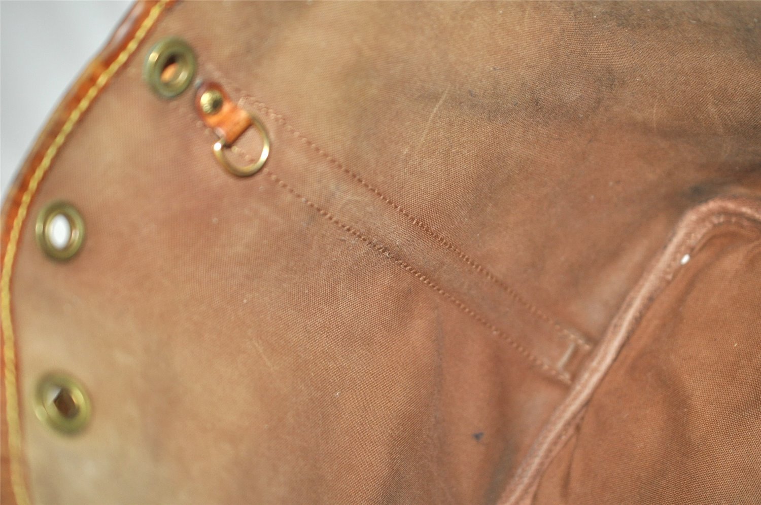 Authentic Louis Vuitton Monogram Petit Noe M42226 Drawstring Bag Junk 7846I