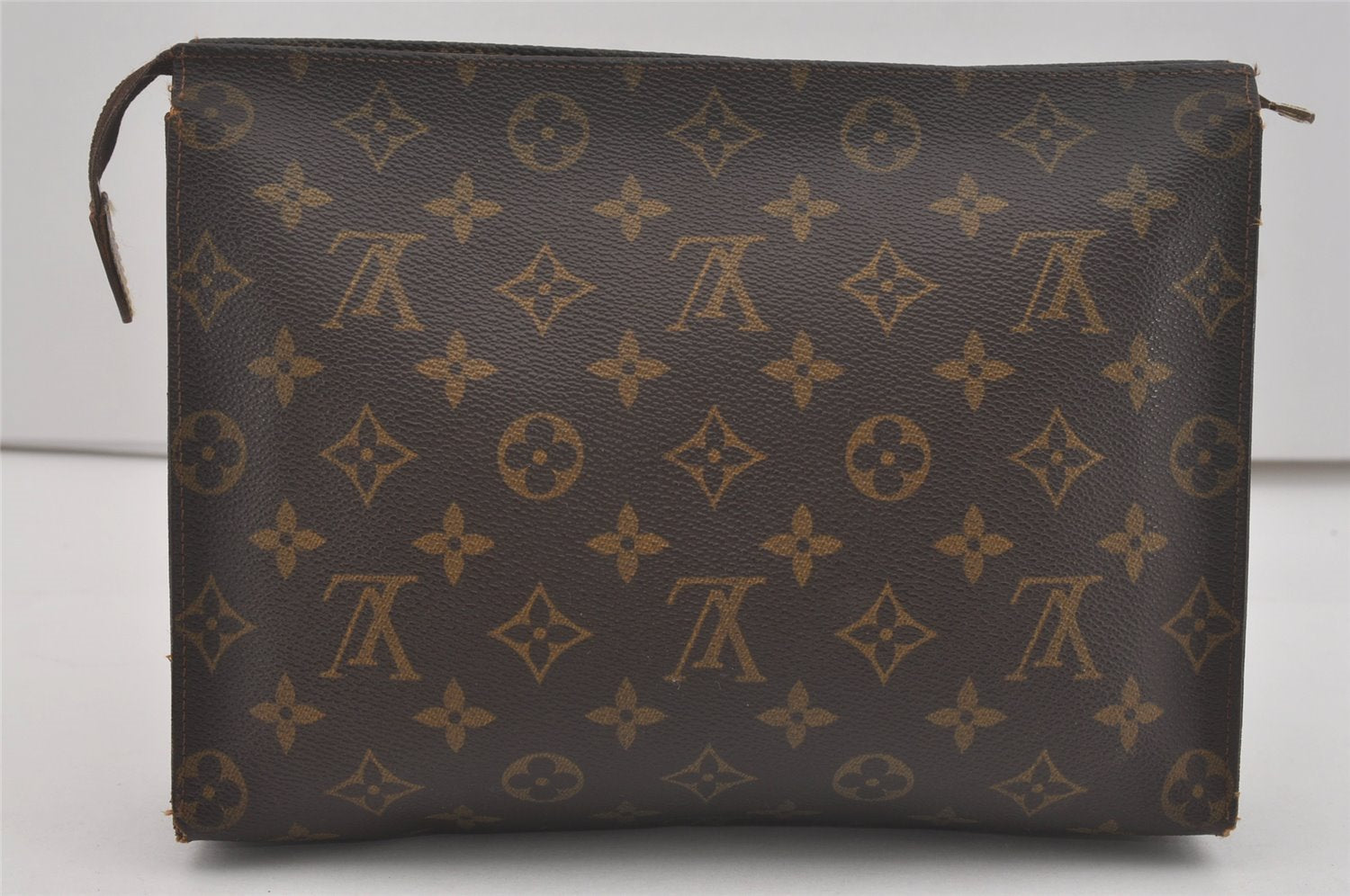 Authentic Louis Vuitton Monogram Poche Toilette 26 M47542 Cosmetics Pouch 7850I