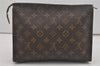 Authentic Louis Vuitton Monogram Poche Toilette 26 M47542 Cosmetics Pouch 7850I