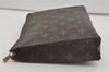 Authentic Louis Vuitton Monogram Poche Toilette 26 M47542 Cosmetics Pouch 7850I