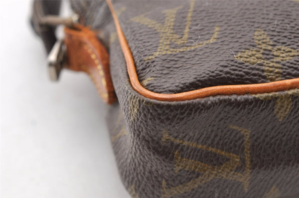 Authentic Louis Vuitton Monogram Mini Poche Danube Shoulder Bag M45268 LV 7851I