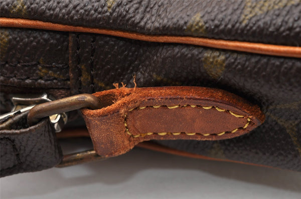 Authentic Louis Vuitton Monogram Mini Poche Danube Shoulder Bag M45268 LV 7851I