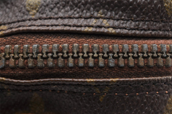 Authentic Louis Vuitton Monogram Mini Poche Danube Shoulder Bag M45268 LV 7851I