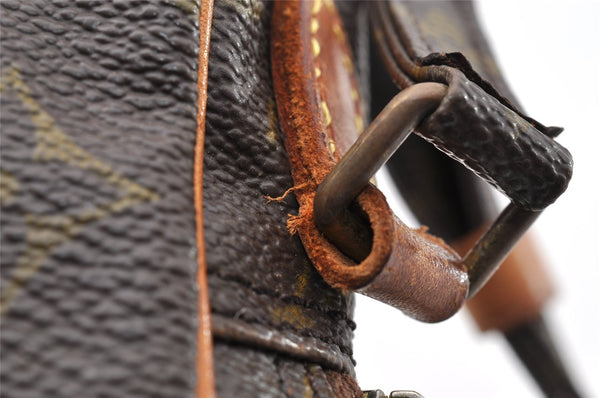 Authentic Louis Vuitton Monogram Mini Poche Danube Shoulder Bag M45268 LV 7851I