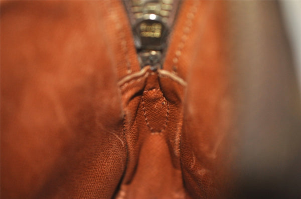 Authentic Louis Vuitton Monogram Mini Poche Danube Shoulder Bag M45268 LV 7851I