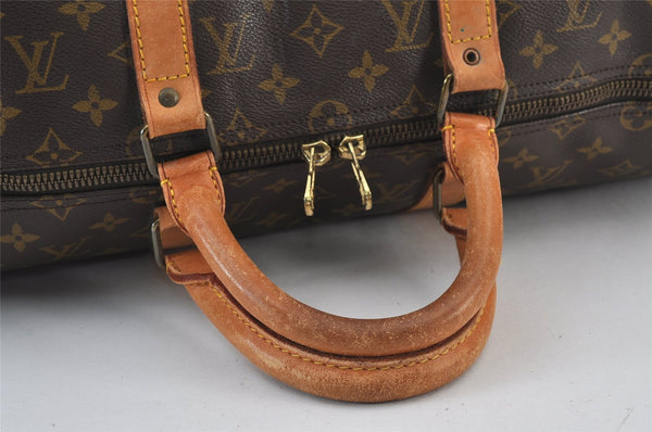 Authentic Louis Vuitton Monogram Keepall 50 Travel Boston Bag M41426 LV 7851J