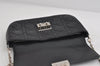 Authentic Christian Dior New Lock Cannage Leather Chain Shoulder Bag Black 7852I
