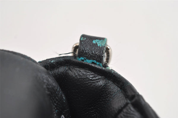 Authentic Christian Dior New Lock Cannage Leather Chain Shoulder Bag Black 7852I