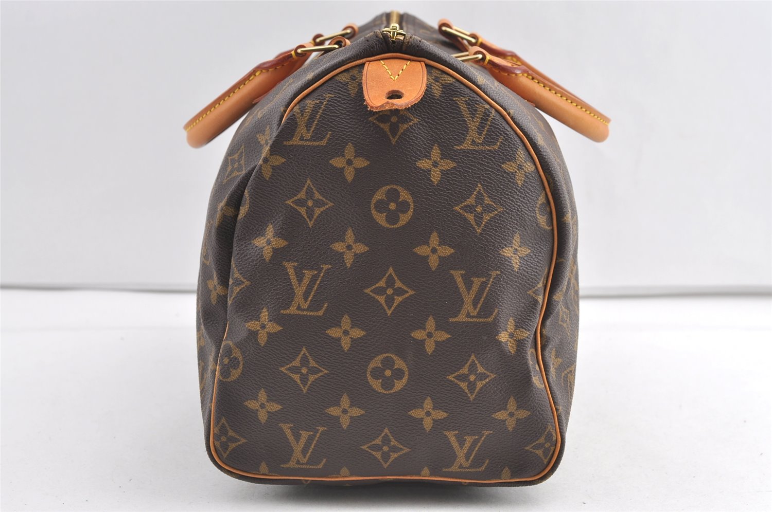 Authentic Louis Vuitton Monogram Speedy 30 Hand Boston Bag M41526 LV 7852J