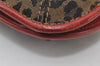 Authentic FENDI Leopard Pattern Shoulder Hand Bag Canvas Leather Brown 7853I