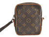 Auth Louis Vuitton Monogram Mini Poche Danube Shoulder Bag M45268 Junk 7854J