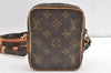 Auth Louis Vuitton Monogram Mini Poche Danube Shoulder Bag M45268 Junk 7854J
