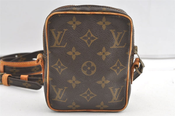 Auth Louis Vuitton Monogram Mini Poche Danube Shoulder Bag M45268 Junk 7854J