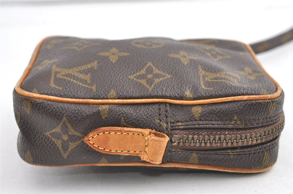 Auth Louis Vuitton Monogram Mini Poche Danube Shoulder Bag M45268 Junk 7854J