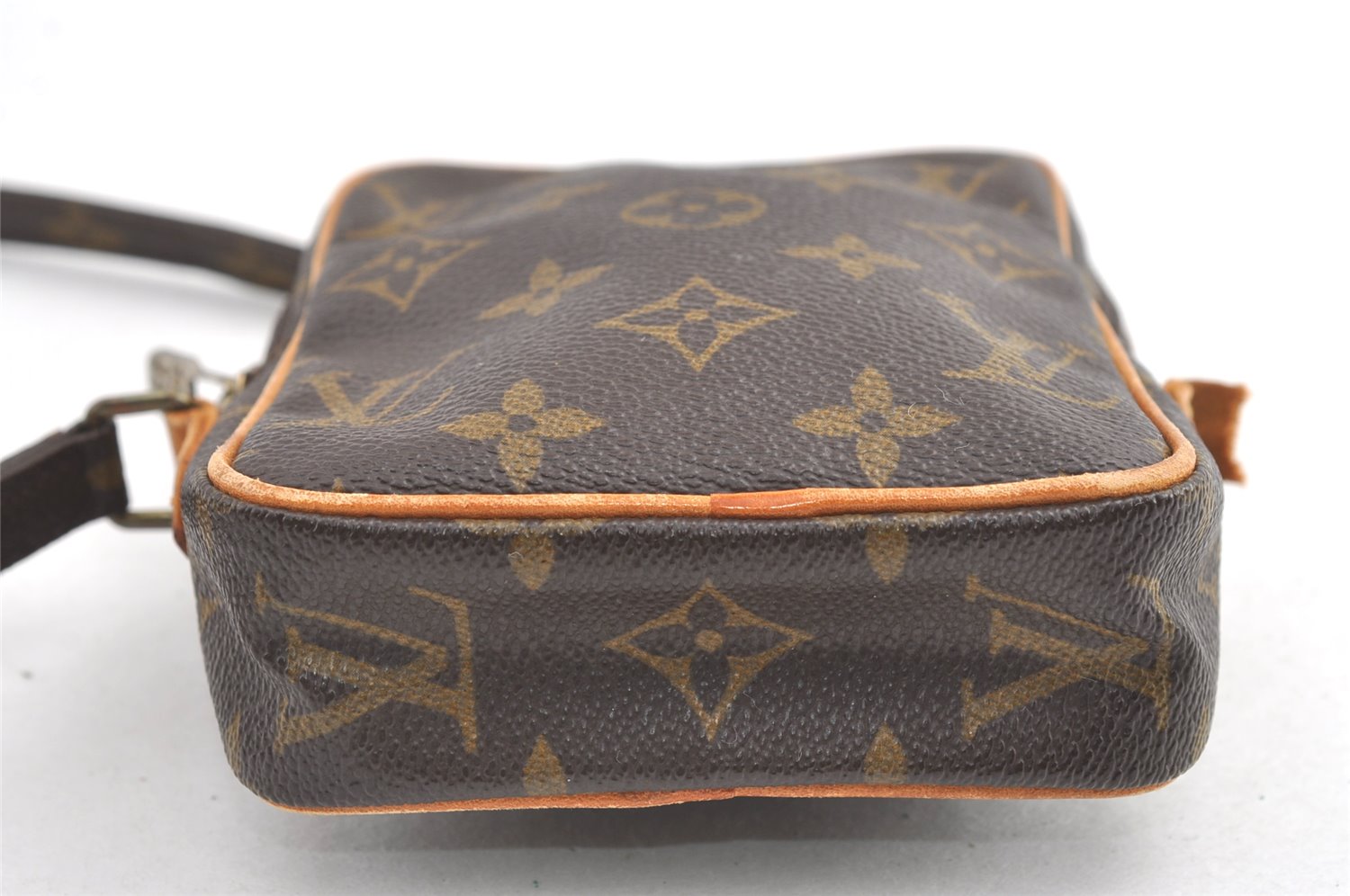 Auth Louis Vuitton Monogram Mini Poche Danube Shoulder Bag M45268 Junk 7854J