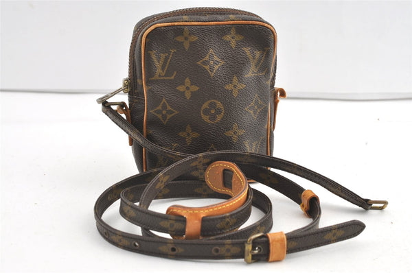 Auth Louis Vuitton Monogram Mini Poche Danube Shoulder Bag M45268 Junk 7854J