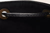 Authentic Louis Vuitton Epi Petit Noe Shoulder Drawstring Bag M59012 Black 7855I