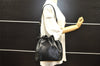 Authentic Louis Vuitton Epi Petit Noe Shoulder Drawstring Bag M59012 Black 7855I