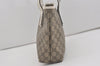 Authentic GUCCI Vintage Shoulder Hand Tote Bag GG PVC Leather 211138 Brown 7856I