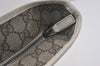 Authentic GUCCI Vintage Shoulder Hand Tote Bag GG PVC Leather 211138 Brown 7856I