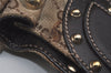 Authentic GUCCI Vintage Shoulder Tote Bag GG Canvas Leather 203624 Brown 7857I