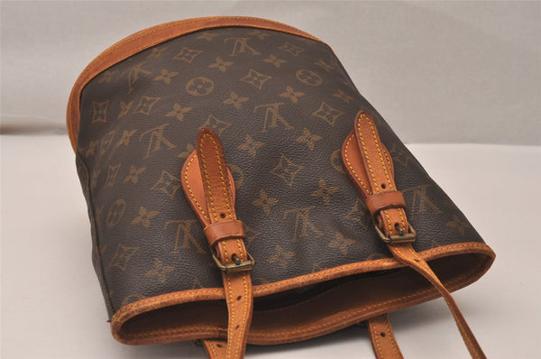 Authentic Louis Vuitton Monogram Bucket PM Shoulder Tote Bag Old Model LV 7857J