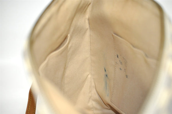 Authentic Louis Vuitton Damier Azur Totally MM Tote Bag N51262 LV 7859I