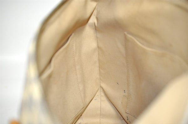 Authentic Louis Vuitton Damier Azur Totally MM Tote Bag N51262 LV 7859I