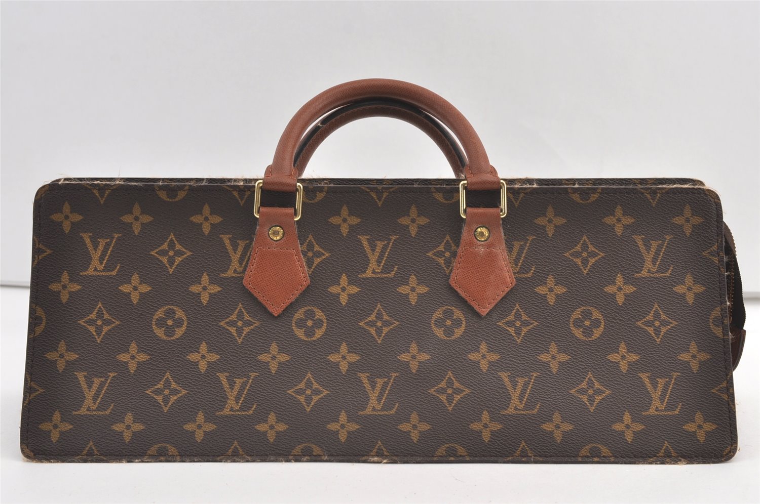 Authentic Louis Vuitton Monogram Sac Triangle SP Order Hand Bag Purse LV 7859J