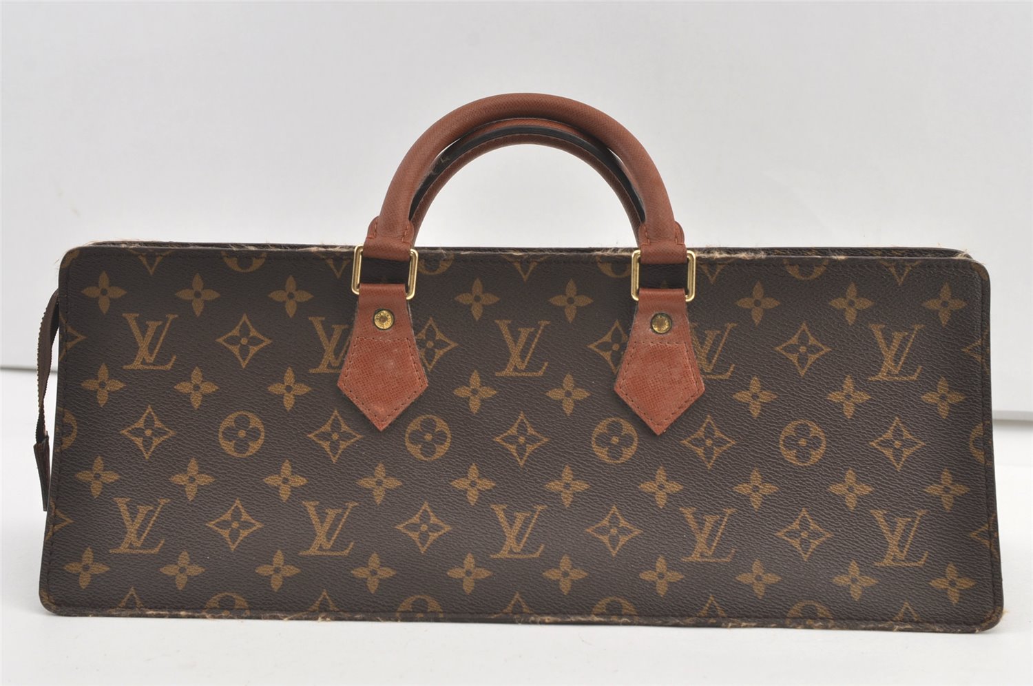 Authentic Louis Vuitton Monogram Sac Triangle SP Order Hand Bag Purse LV 7859J