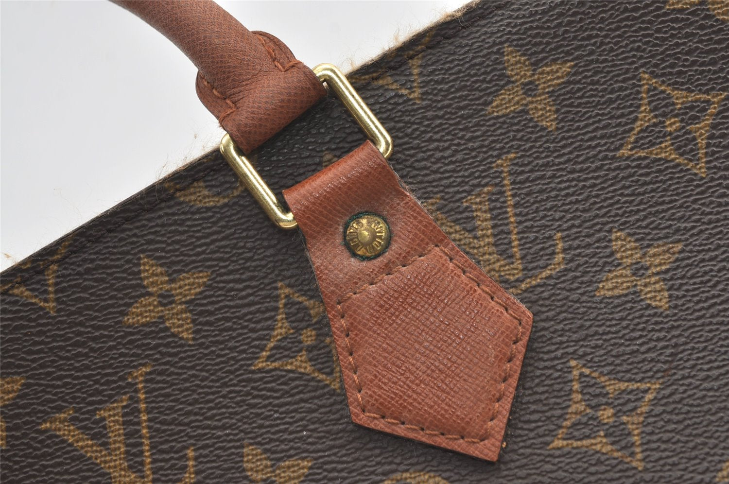 Authentic Louis Vuitton Monogram Sac Triangle SP Order Hand Bag Purse LV 7859J