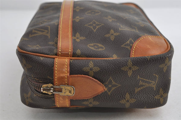 Authentic Louis Vuitton Monogram Compiegne 28 Clutch Hand Bag M51845 LV 7860I