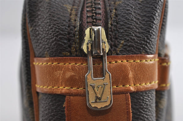 Authentic Louis Vuitton Monogram Compiegne 28 Clutch Hand Bag M51845 LV 7860I