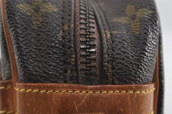 Authentic Louis Vuitton Monogram Compiegne 28 Clutch Hand Bag M51845 LV 7860I