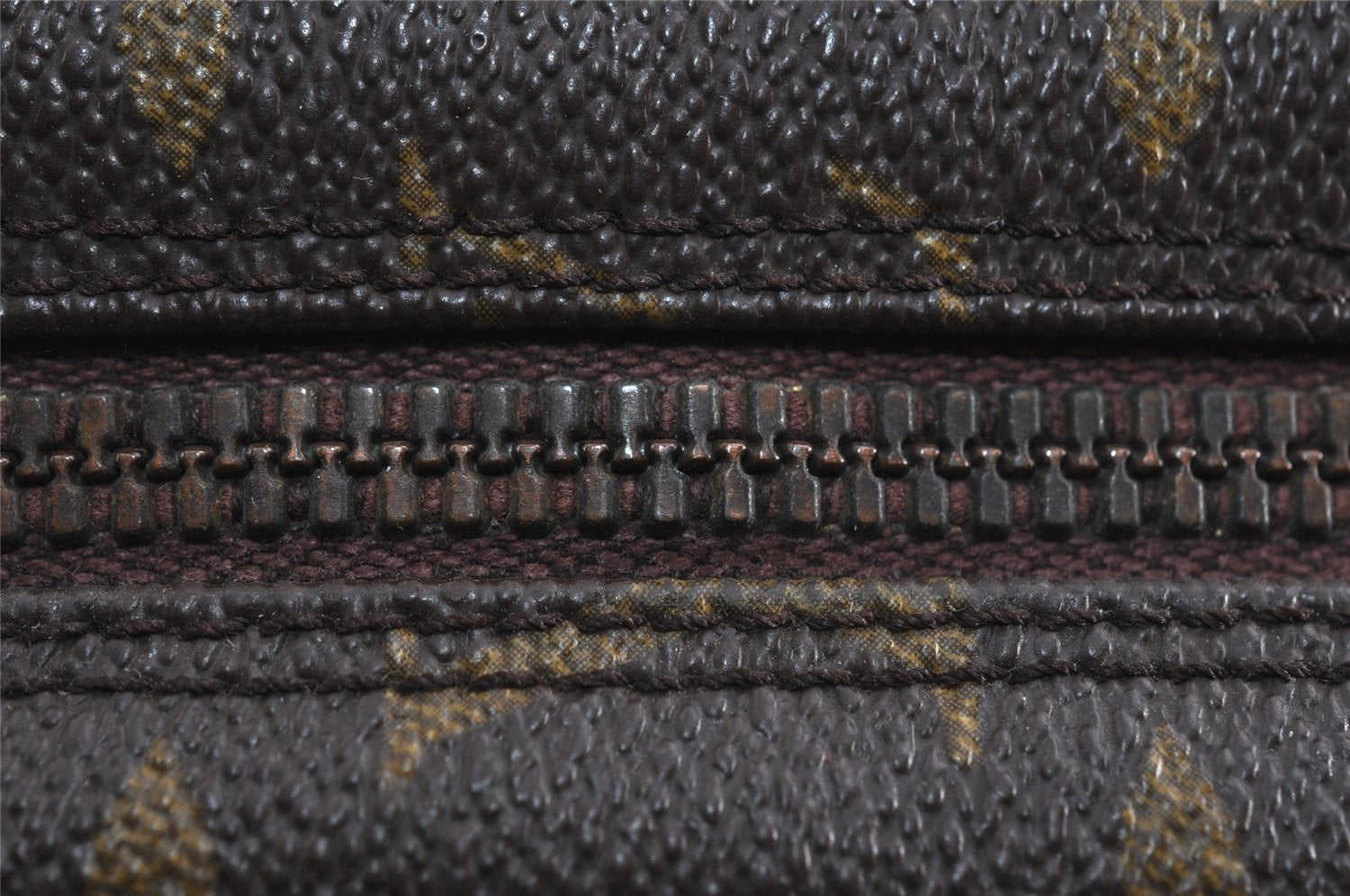 Authentic Louis Vuitton Monogram Compiegne 28 Clutch Hand Bag M51845 LV 7860I