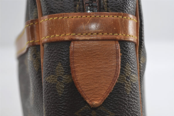 Authentic Louis Vuitton Monogram Compiegne 28 Clutch Hand Bag M51845 LV 7860I