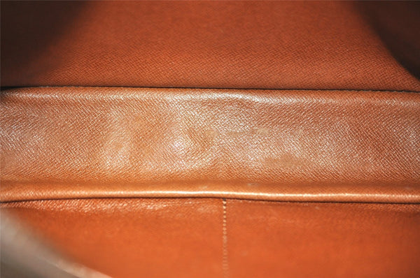 Authentic Louis Vuitton Monogram Compiegne 28 Clutch Hand Bag M51845 LV 7860I