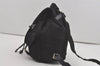 Authentic PRADA Vintage Nylon Tessuto Leather Backpack Black 7861I