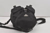 Authentic PRADA Vintage Nylon Tessuto Leather Backpack Black 7861I