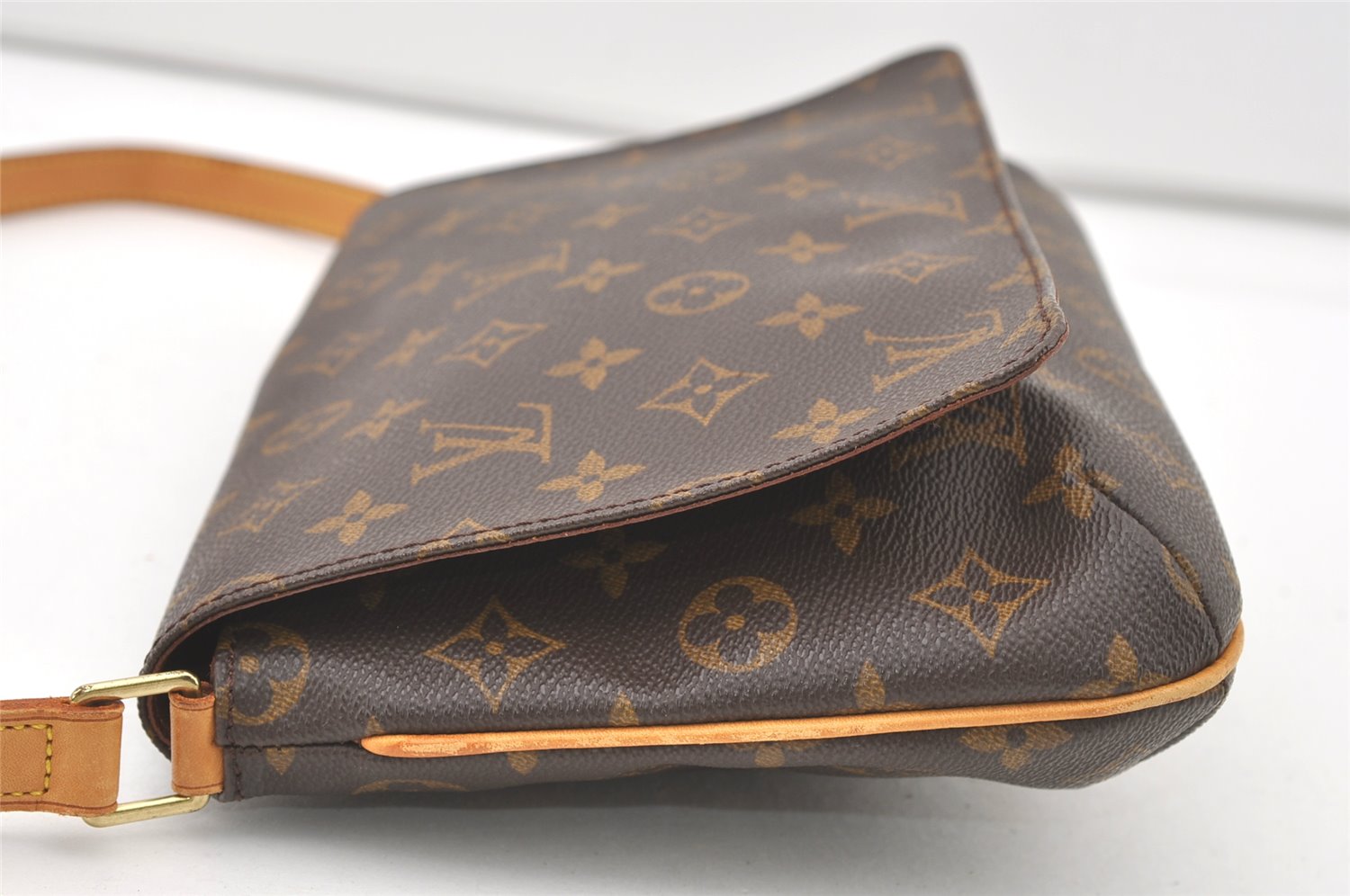 Authentic Louis Vuitton Monogram Musette Tango Shoulder Bag M51257 LV 7861J