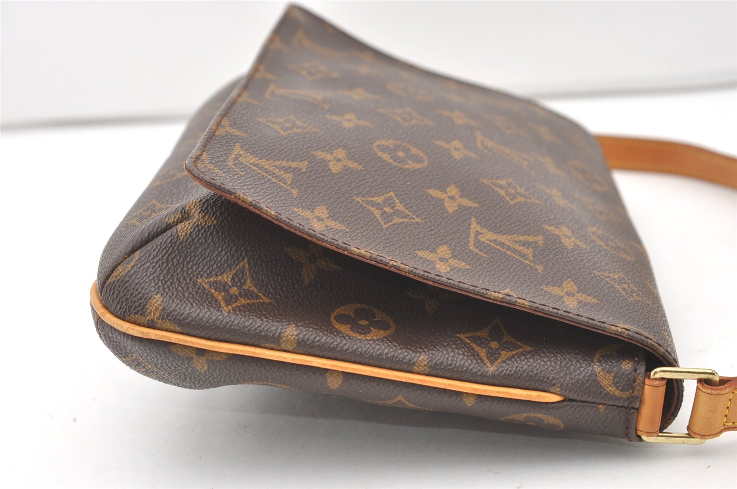 Authentic Louis Vuitton Monogram Musette Tango Shoulder Bag M51257 LV 7861J