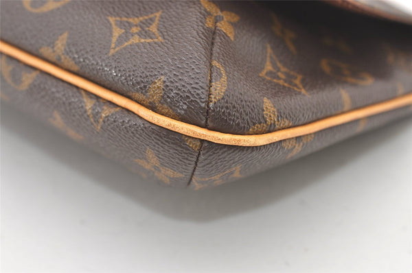 Authentic Louis Vuitton Monogram Musette Tango Shoulder Bag M51257 LV 7861J