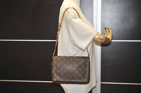 Authentic Louis Vuitton Monogram Musette Tango Shoulder Bag M51257 LV 7861J