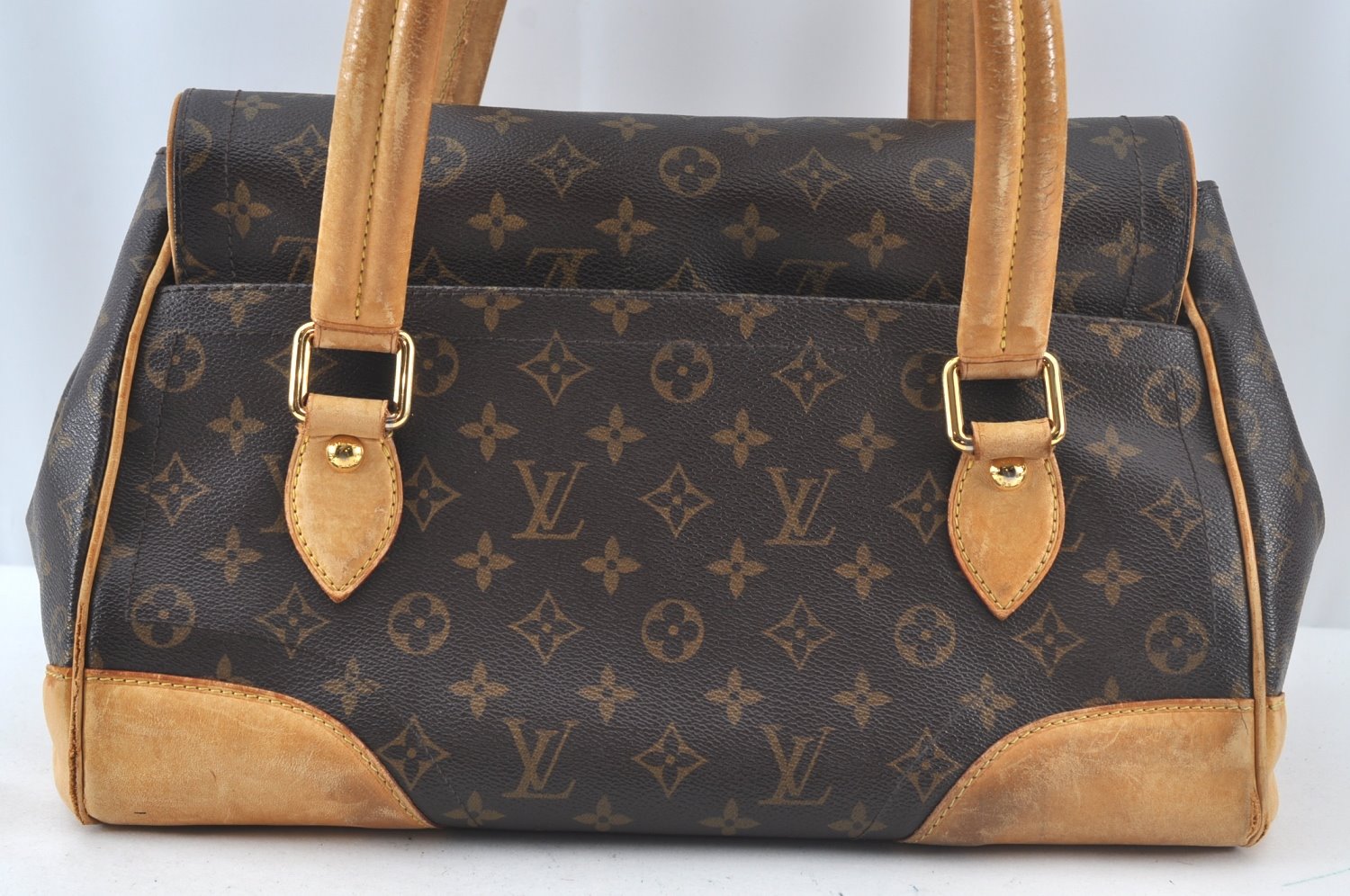 Authentic Louis Vuitton Monogram Beverly GM Shoulder Hand Bag M40120 LV 7862J