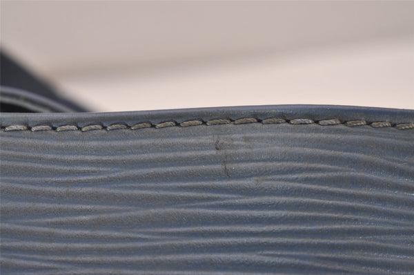 Authentic Louis Vuitton Epi Mandara MM Shoulder Cross Bag Blue M5889G LV 7863I