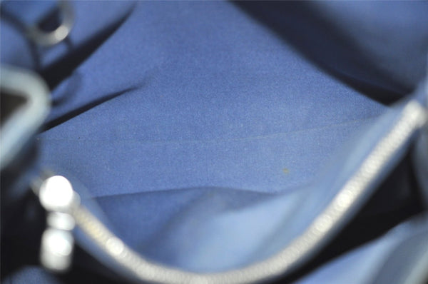 Authentic Louis Vuitton Epi Mandara MM Shoulder Cross Bag Blue M5889G LV 7863I