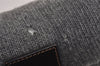 Authentic FENDI Mamma Baguette Shoulder Hand Bag Purse Knit Leather Gray 7863J