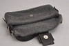 Authentic FENDI Mamma Baguette Shoulder Hand Bag Purse Knit Leather Gray 7863J